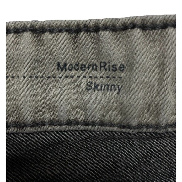 Levi’s Demi Curve ID Women’s Modern Rise Skinny Jeans Sz 28x34 Black Acid Wash - Picture 10 of 13